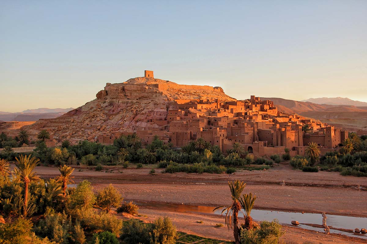 Ancient fortified village of Aït Benhaddou, featured in our Morocco travel guide